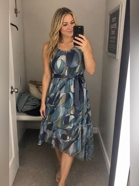Flirty Blue Summer Dress